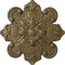 Ekena Millwork Katheryn Ceiling Medallion, Hand-Painted Mississippi Mud Crackle, 18 1/8"OD x 1 1/4"P CM18KAMMC - alternate 1